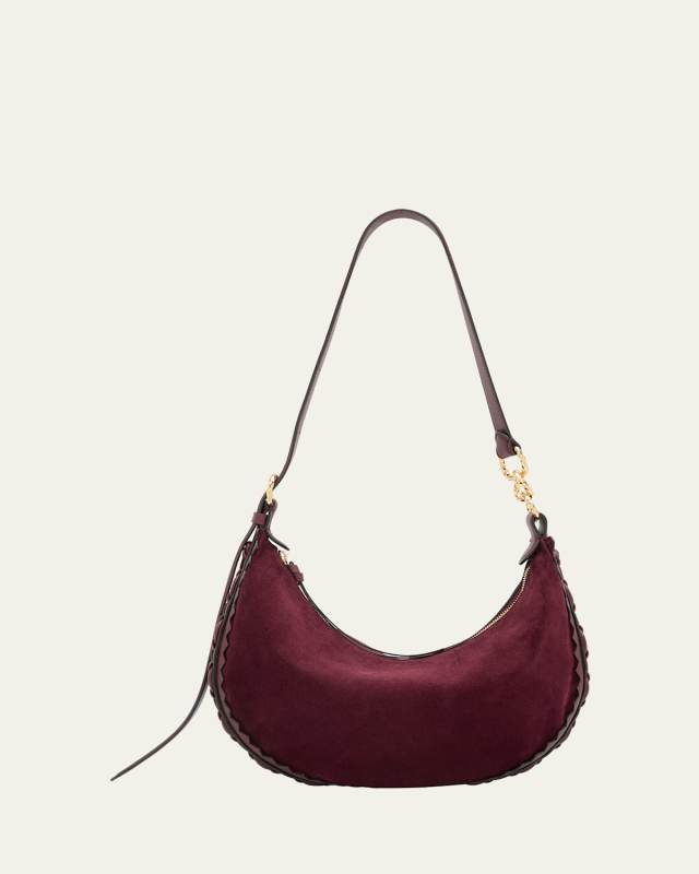 Twyla Small Suede Hobo Bag